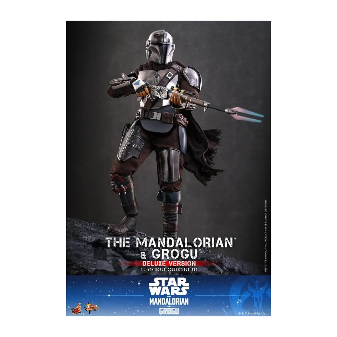 Hot Toys Star Wars - The Mandalorian and Grogu (Deluxe Version) MMS 1/6 - Star Wars: The Mandalorian & Grogu