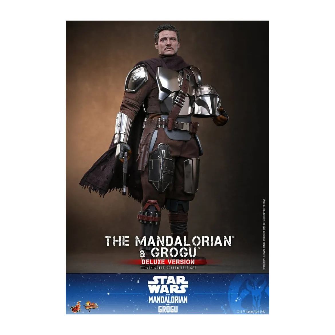 Hot Toys Star Wars - The Mandalorian and Grogu (Deluxe Version) MMS 1/6 - Star Wars: The Mandalorian & Grogu