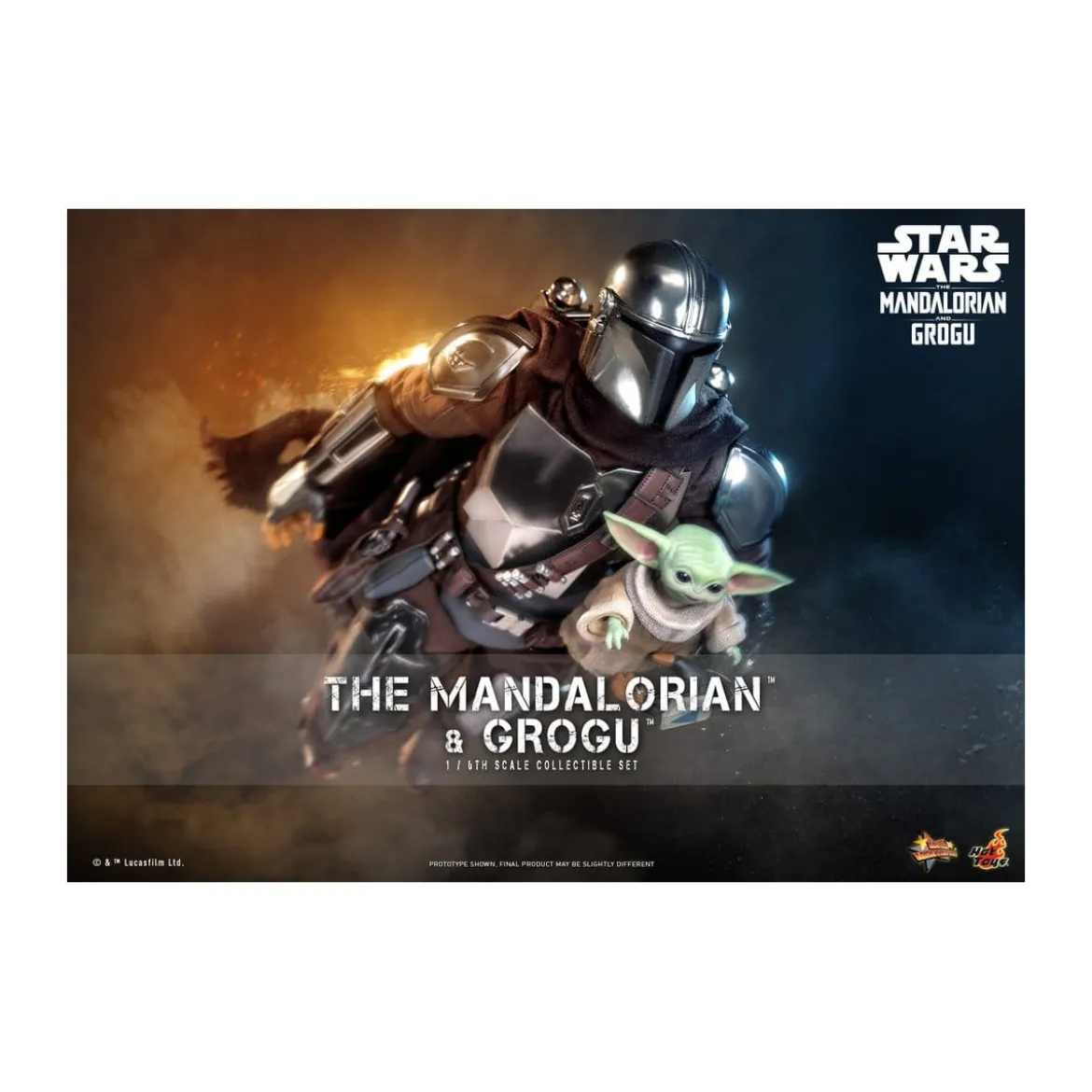 Hot Toys Star Wars - The Mandalorian and Grogu MMS 1/6 - Star Wars: The Mandalorian & Grogu