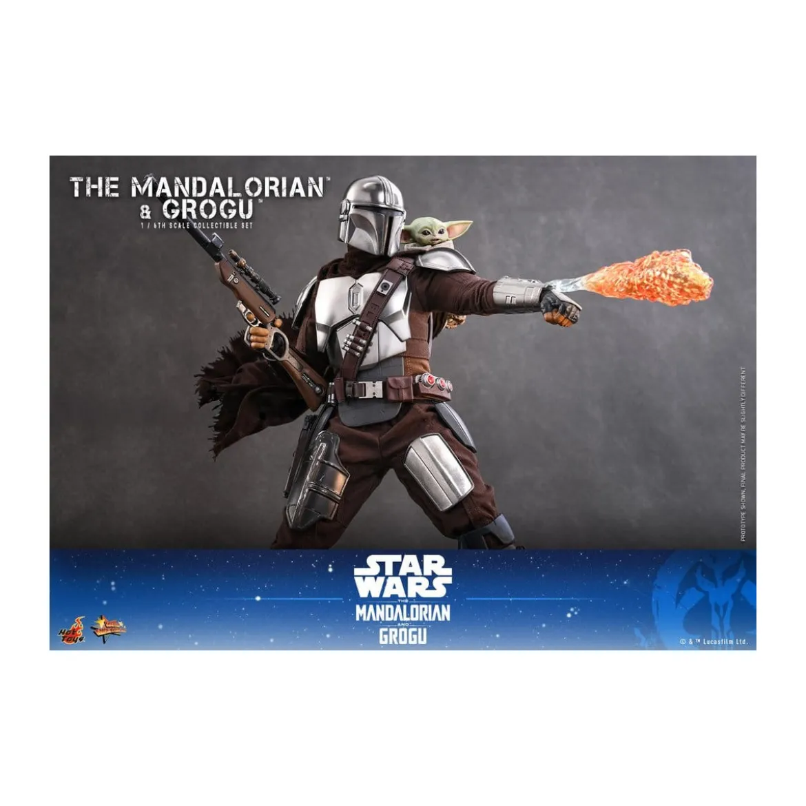 Hot Toys Star Wars - The Mandalorian and Grogu MMS 1/6 - Star Wars: The Mandalorian & Grogu