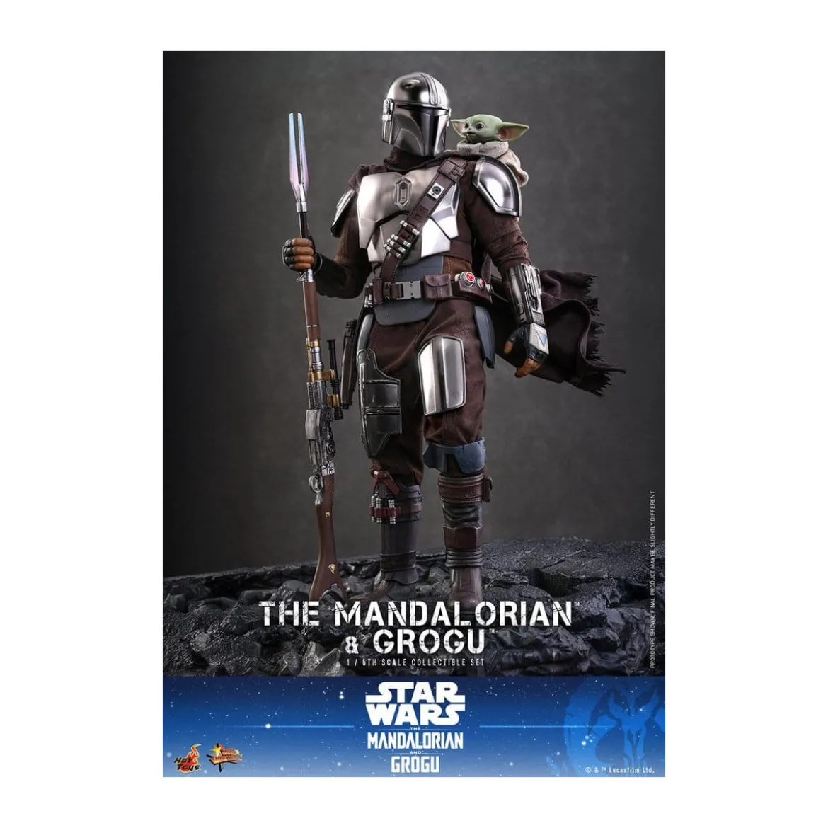 Hot Toys Star Wars - The Mandalorian and Grogu MMS 1/6 - Star Wars: The Mandalorian & Grogu