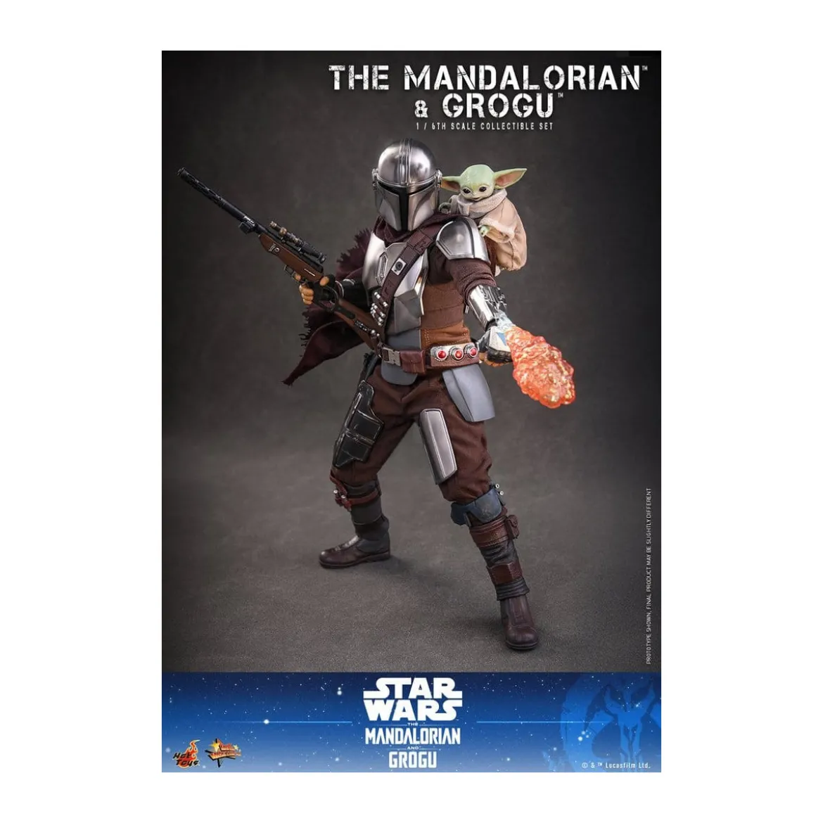 Hot Toys Star Wars - The Mandalorian and Grogu MMS 1/6 - Star Wars: The Mandalorian & Grogu