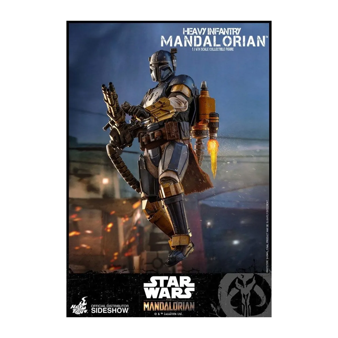 Hot Toys Star Wars - The Mandalorian - Heavy Infantry Mandalorian - Occasion