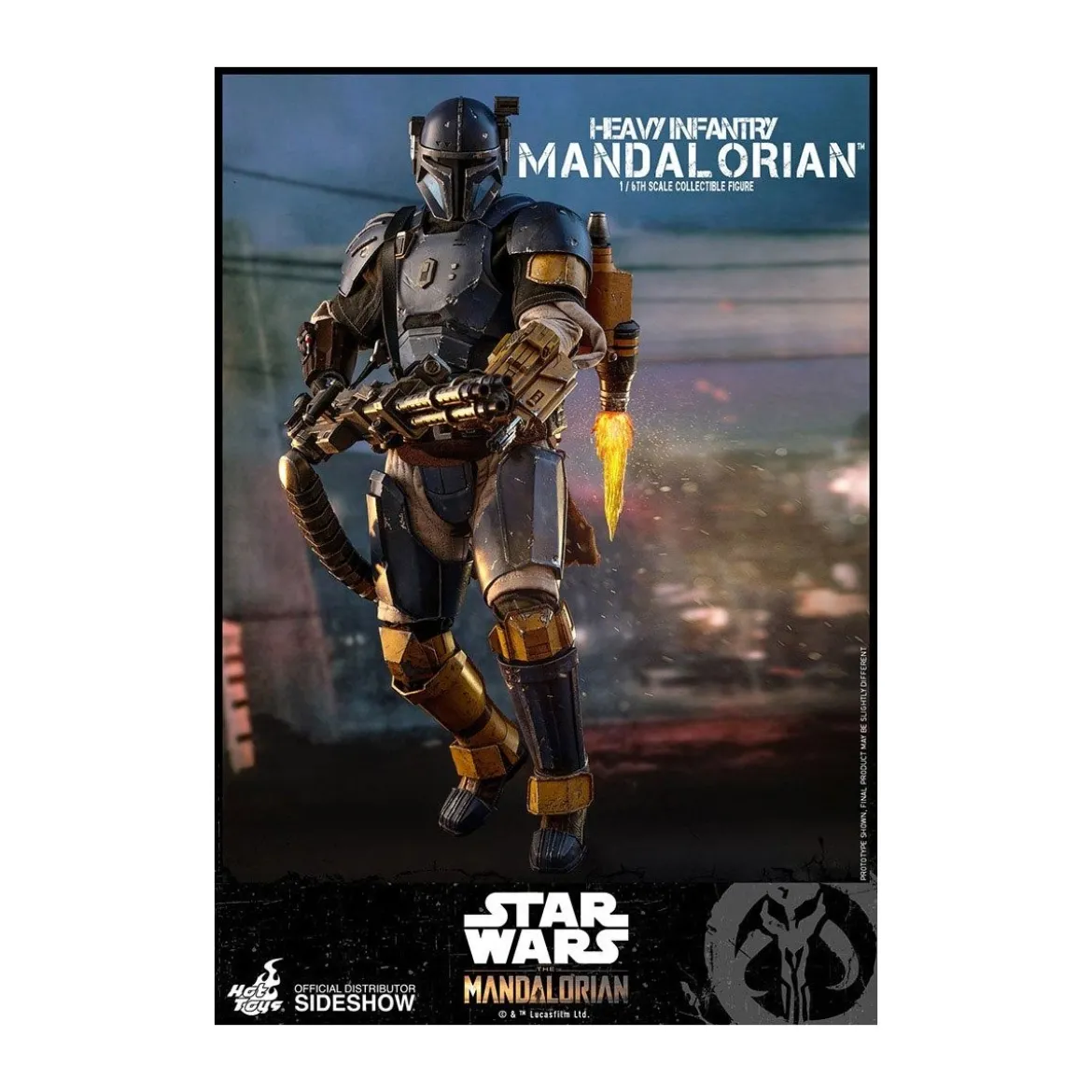 Hot Toys Star Wars - The Mandalorian - Heavy Infantry Mandalorian - Occasion