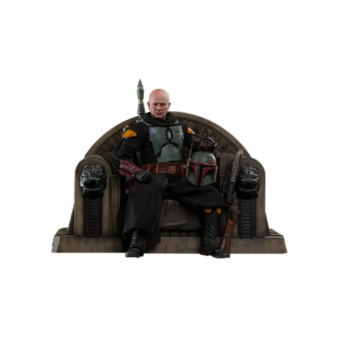 Hot Toys Star Wars The Mandalorian - Boba Fett (Repaint Armor) and Throne 1/6 TMS056