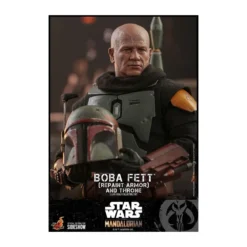Hot Toys Star Wars The Mandalorian - Boba Fett (Repaint Armor) and Throne 1/6 TMS056