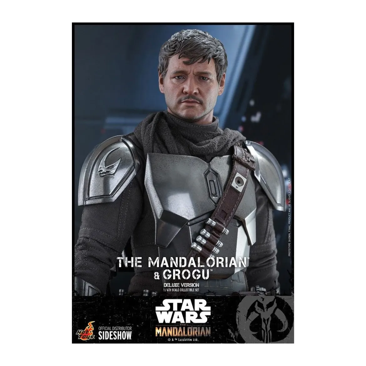 Hot Toys Star Wars The Mandalorian pack 2 figurines 1/6 The Mandalorian & Grogu Deluxe Version