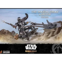Hot Toys Star Wars The Mandalorian pack 2 figurines 1/6 The Mandalorian & Grogu Deluxe Version