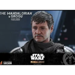 Hot Toys Star Wars The Mandalorian pack 2 figurines 1/6 The Mandalorian & Grogu Deluxe Version