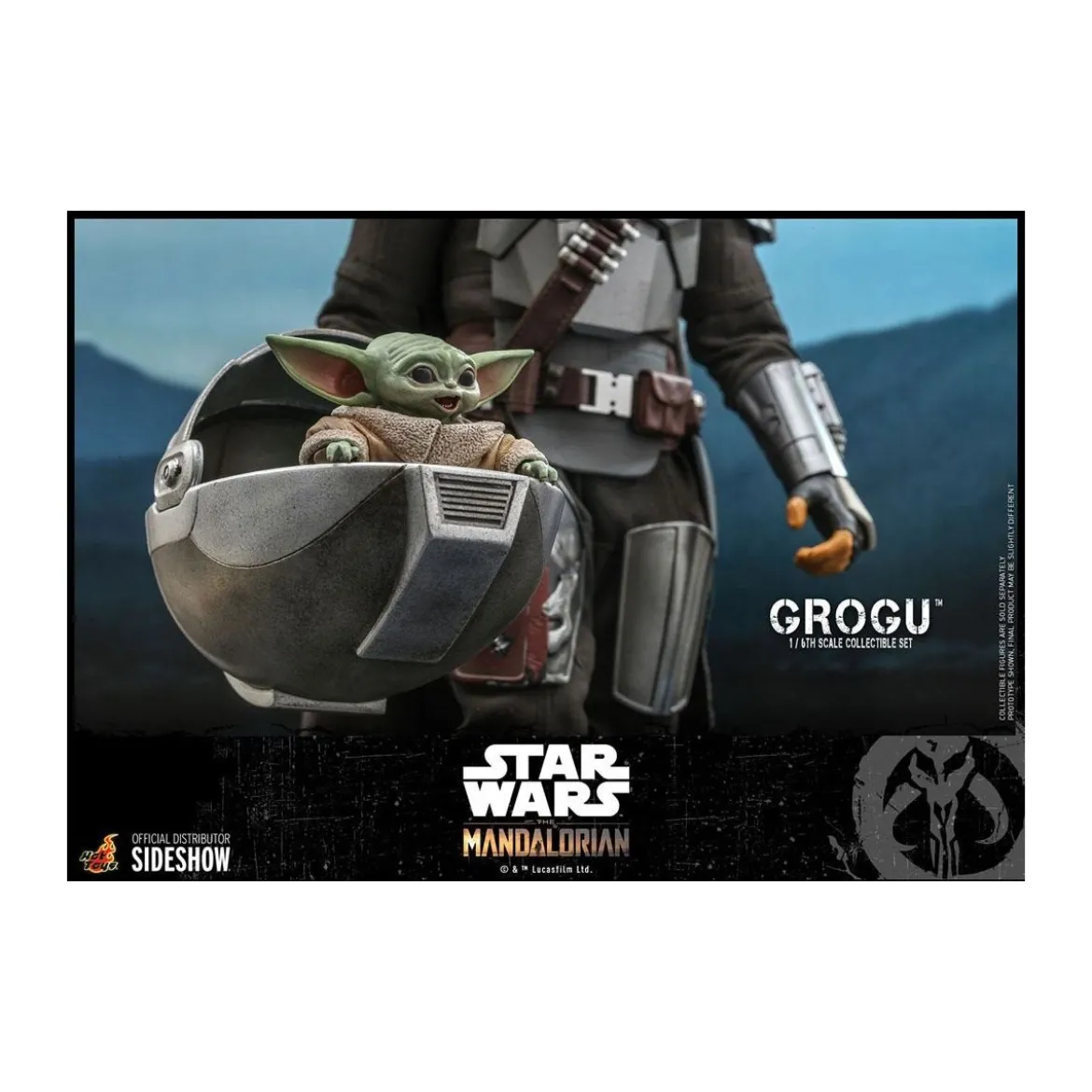 Hot Toys Star Wars - The Mandalorian - Grogu 1/6 pack de 3 figurines