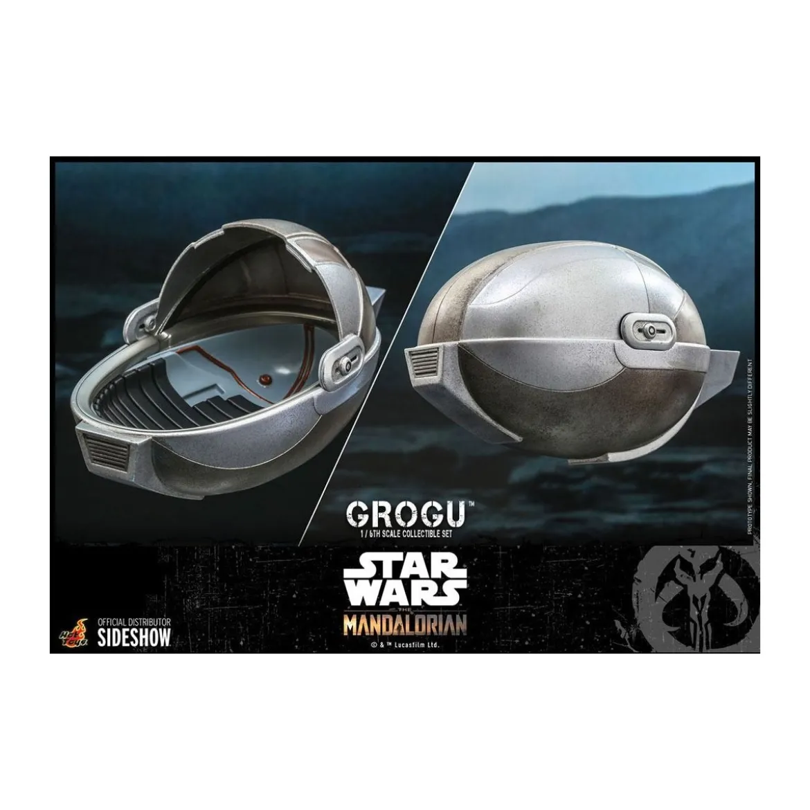 Hot Toys Star Wars - The Mandalorian - Grogu 1/6 pack de 3 figurines