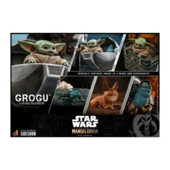 Hot Toys Star Wars - The Mandalorian - Grogu 1/6 pack de 3 figurines