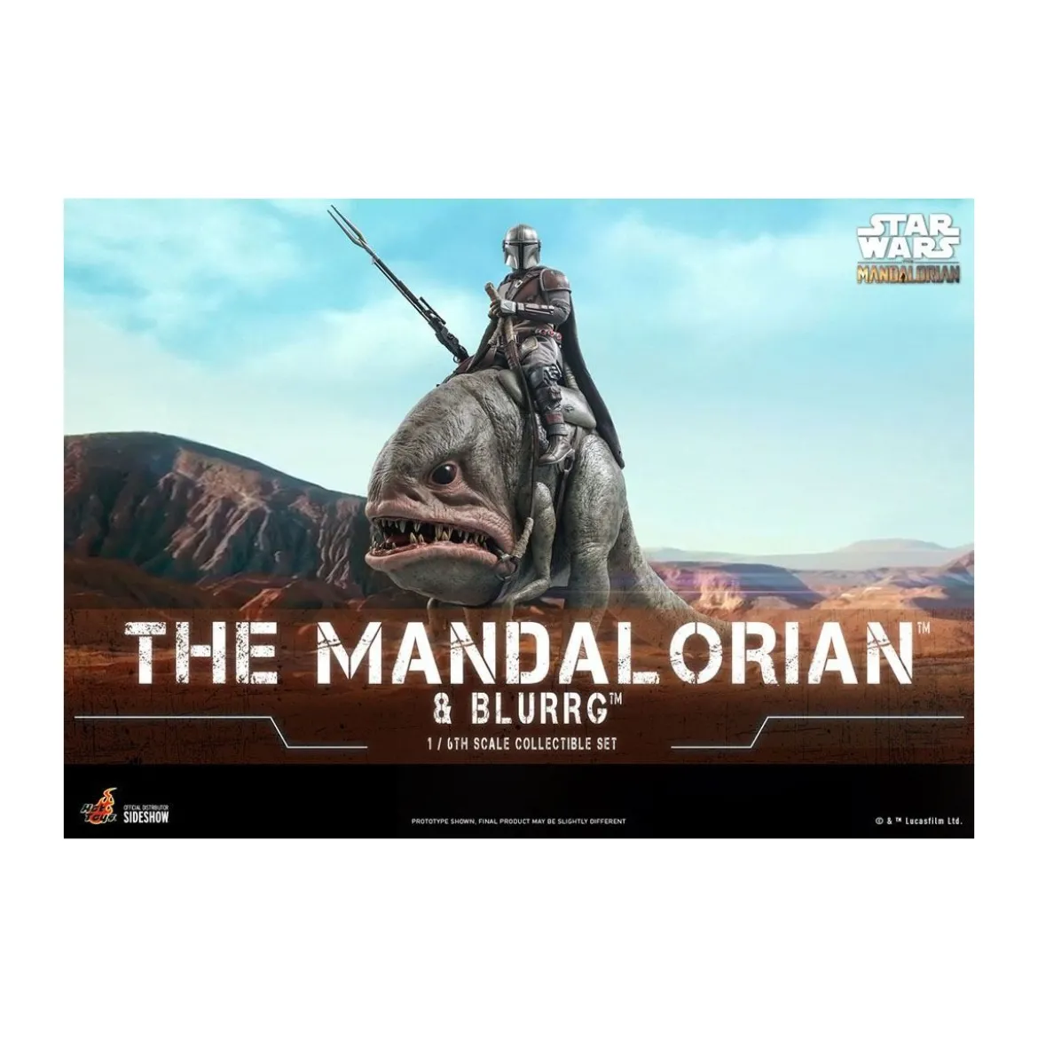 Hot Toys Star Wars - The Mandalorian and Blurrg