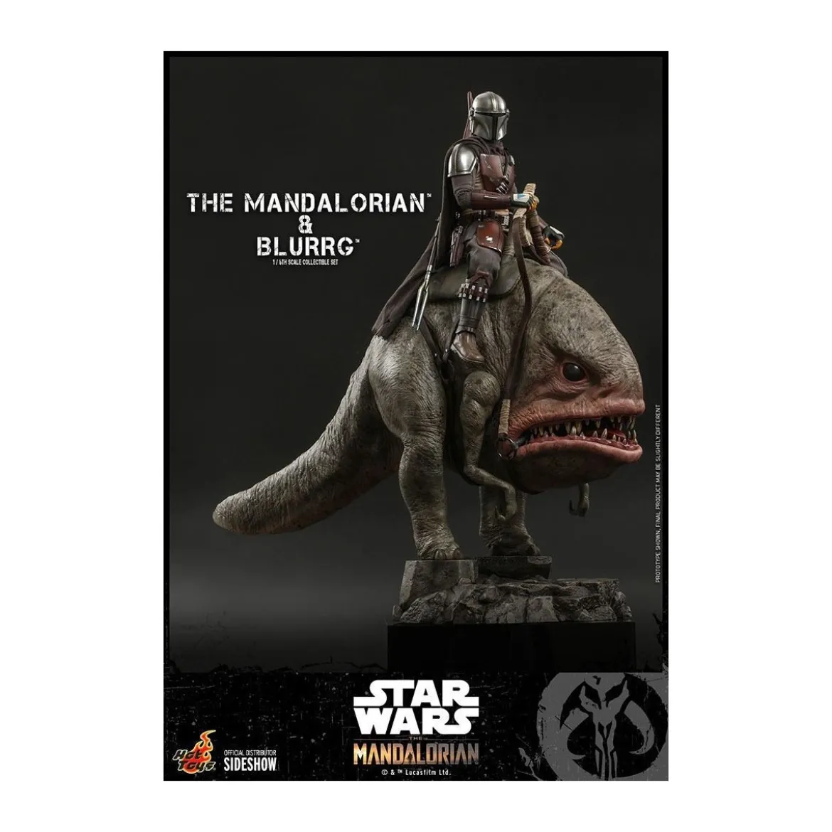 Hot Toys Star Wars - The Mandalorian and Blurrg