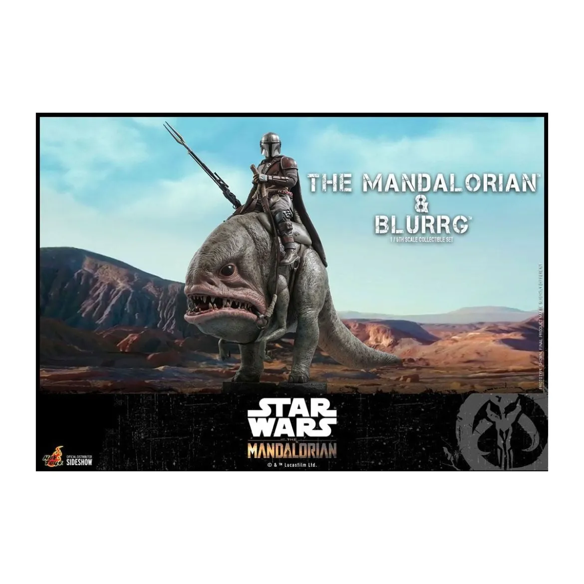 Hot Toys Star Wars - The Mandalorian and Blurrg