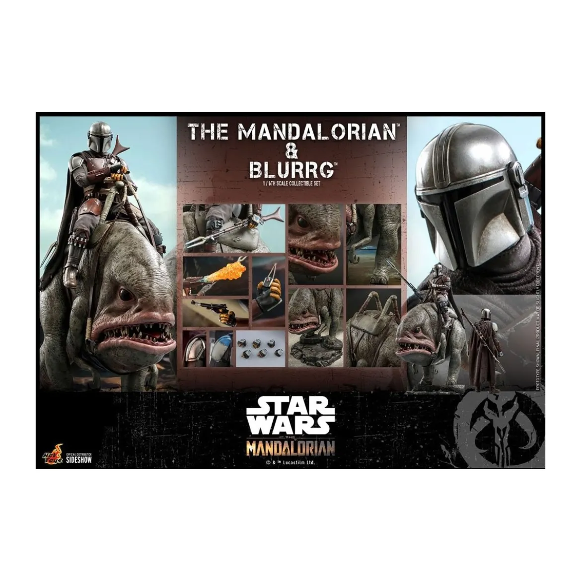 Hot Toys Star Wars - The Mandalorian and Blurrg