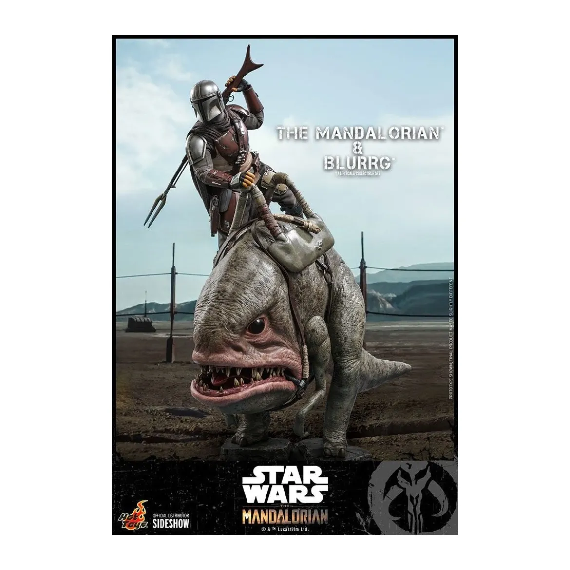 Hot Toys Star Wars - The Mandalorian and Blurrg
