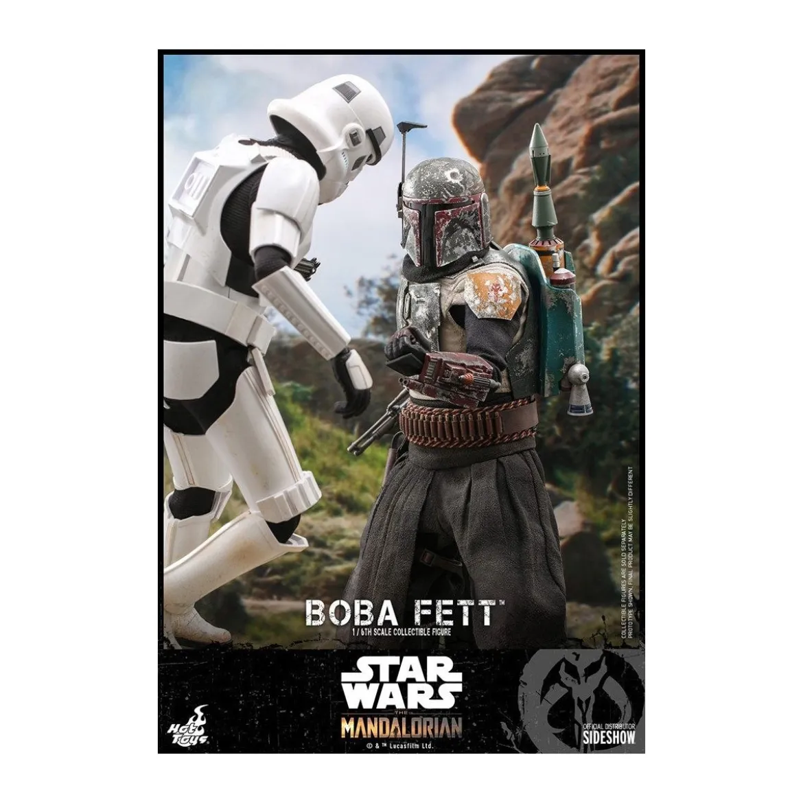 Hot Toys Star Wars The Mandalorian Boba Fett 1/6 Movie Masterpiece