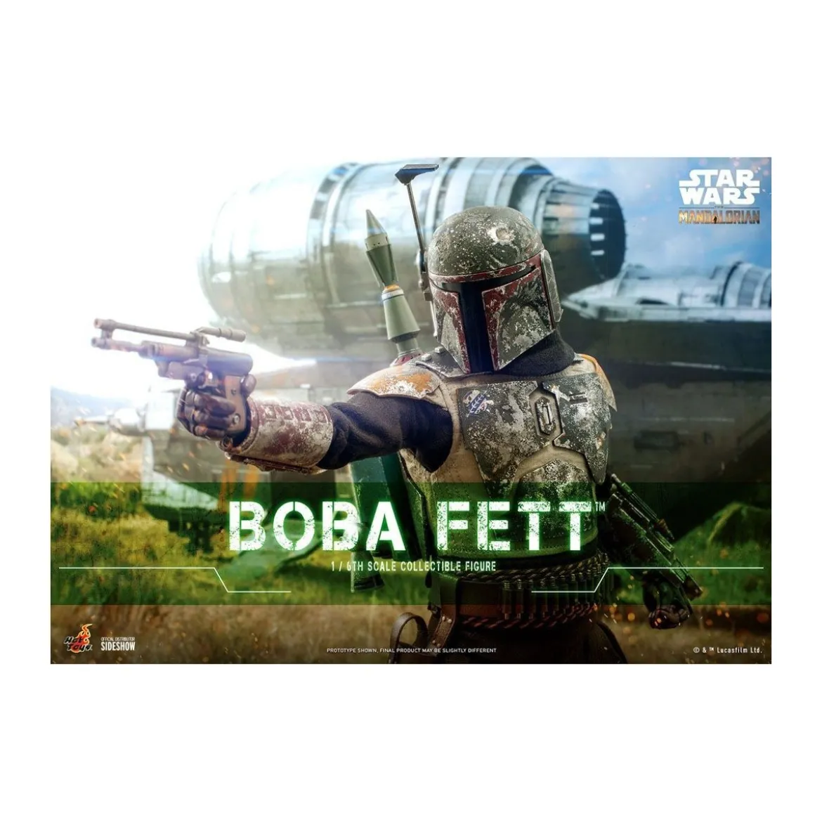 Hot Toys Star Wars The Mandalorian Boba Fett 1/6 Movie Masterpiece