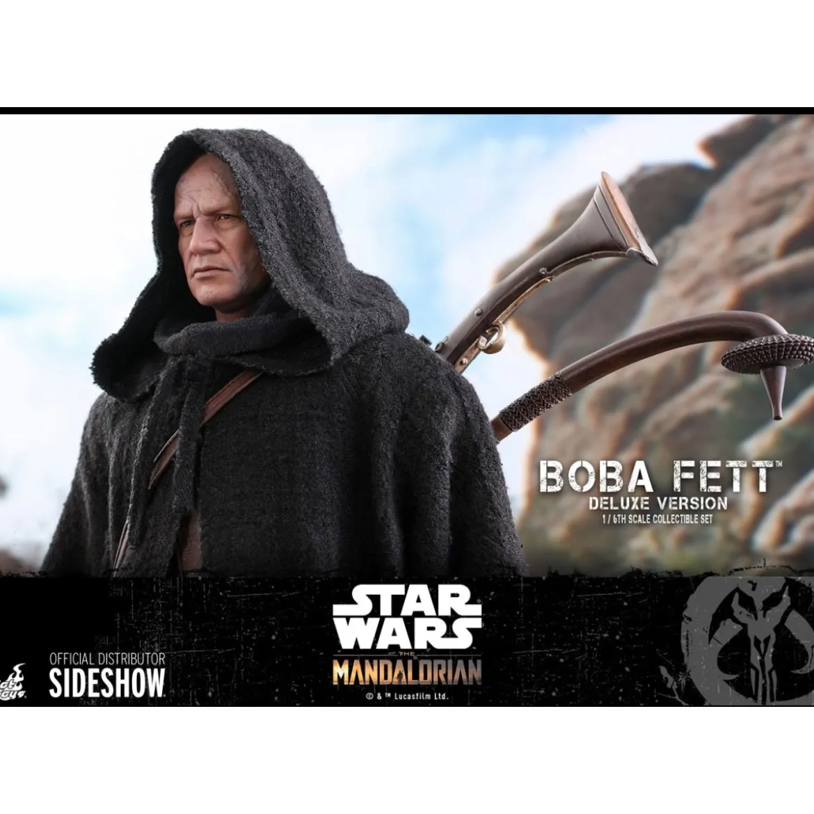 Hot Toys Star Wars The Mandalorian Boba Fett Deluxe Version 1/6 Movie Masterpiece