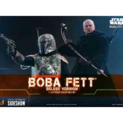 Hot Toys Star Wars The Mandalorian Boba Fett Deluxe Version 1/6 Movie Masterpiece