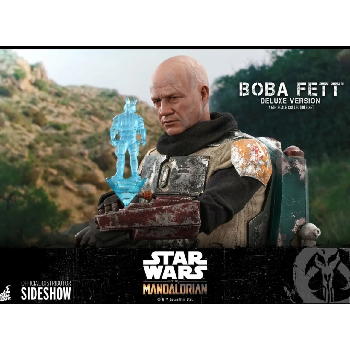 Hot Toys Star Wars The Mandalorian Boba Fett Deluxe Version 1/6 Movie Masterpiece