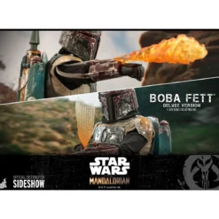 Hot Toys Star Wars The Mandalorian Boba Fett Deluxe Version 1/6 Movie Masterpiece