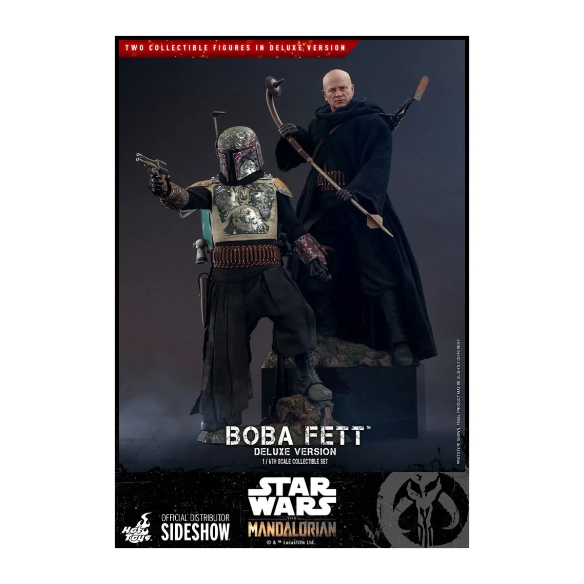 Hot Toys Star Wars The Mandalorian Boba Fett Deluxe Version 1/6 Movie Masterpiece