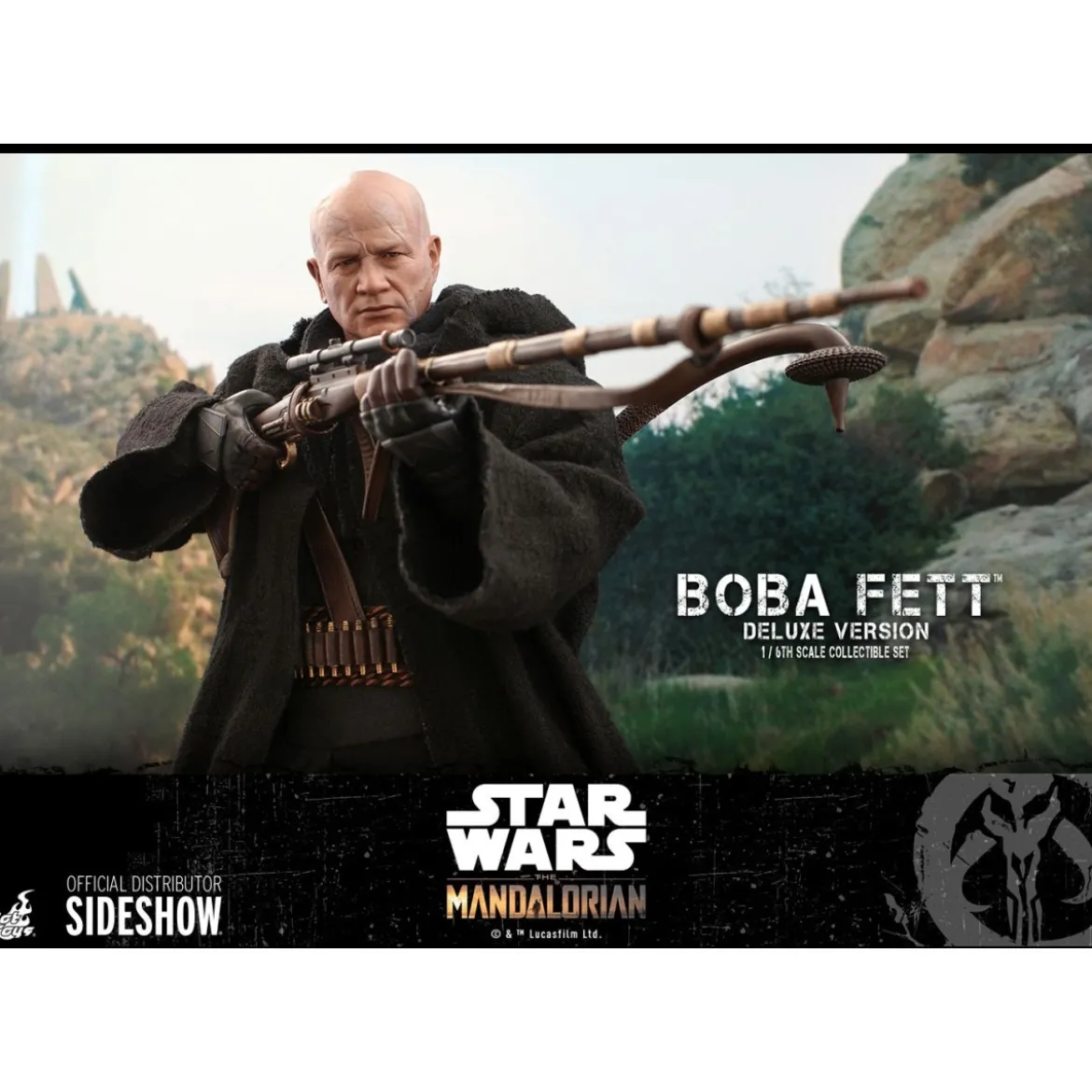 Hot Toys Star Wars The Mandalorian Boba Fett Deluxe Version 1/6 Movie Masterpiece