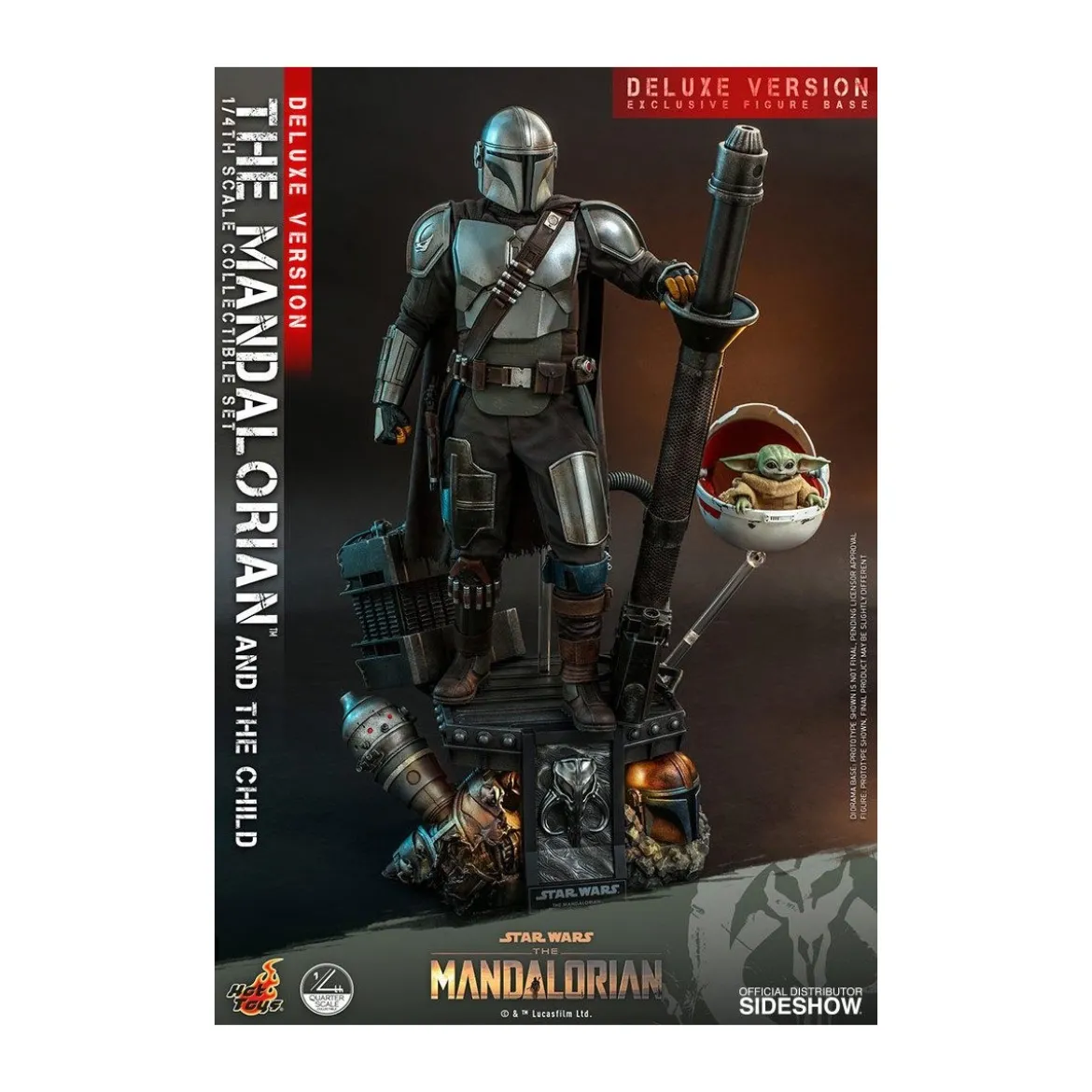 Hot Toys Star Wars - The Mandalorian and the Child Deluxe 1/4
