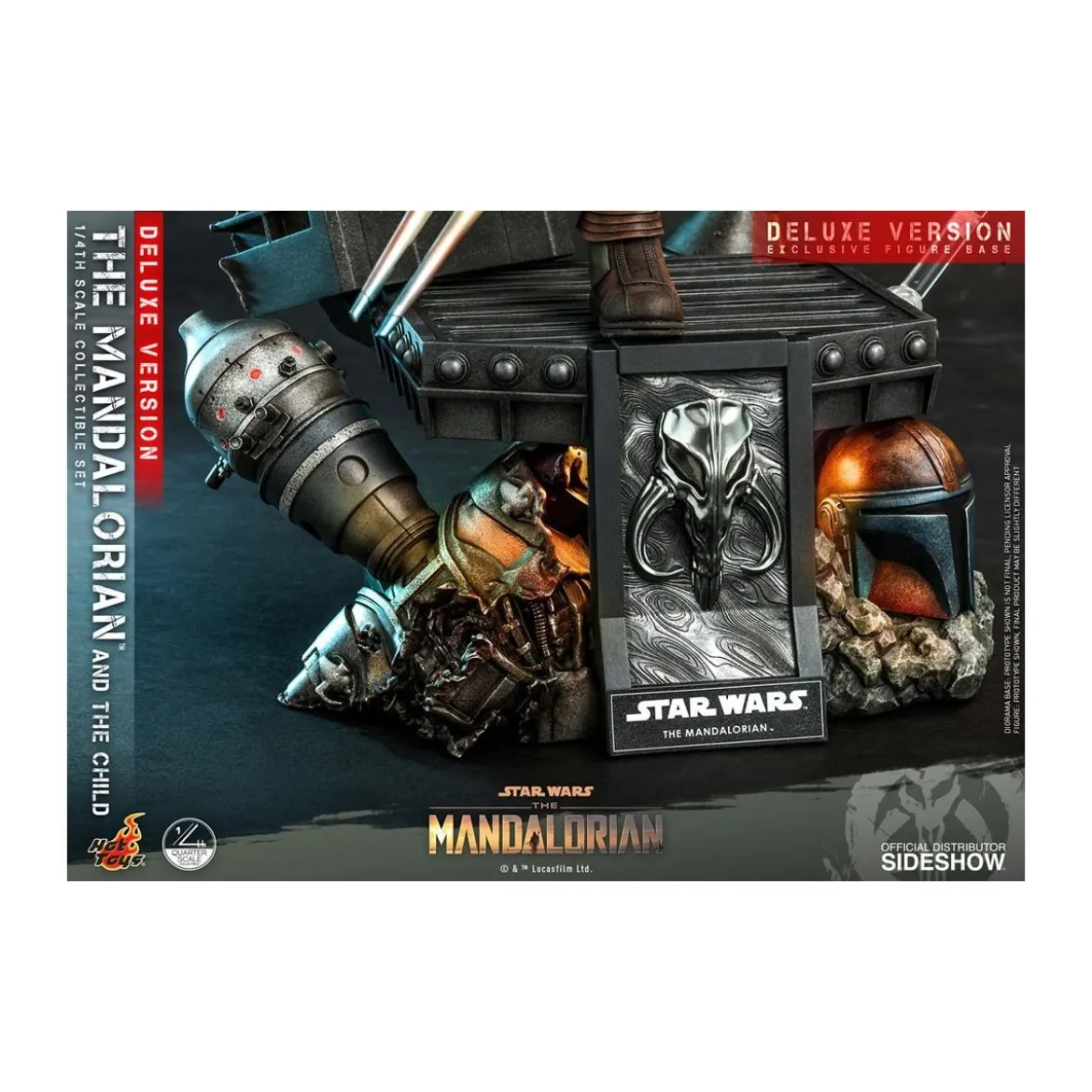 Hot Toys Star Wars - The Mandalorian and the Child Deluxe 1/4
