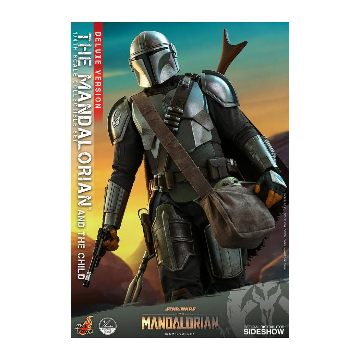 Hot Toys Star Wars - The Mandalorian and the Child Deluxe 1/4