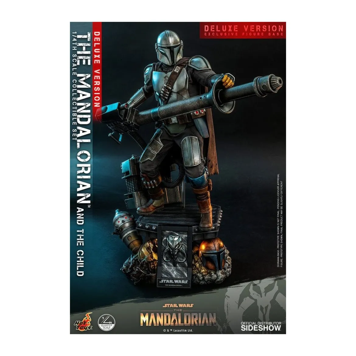 Hot Toys Star Wars - The Mandalorian and the Child Deluxe 1/4