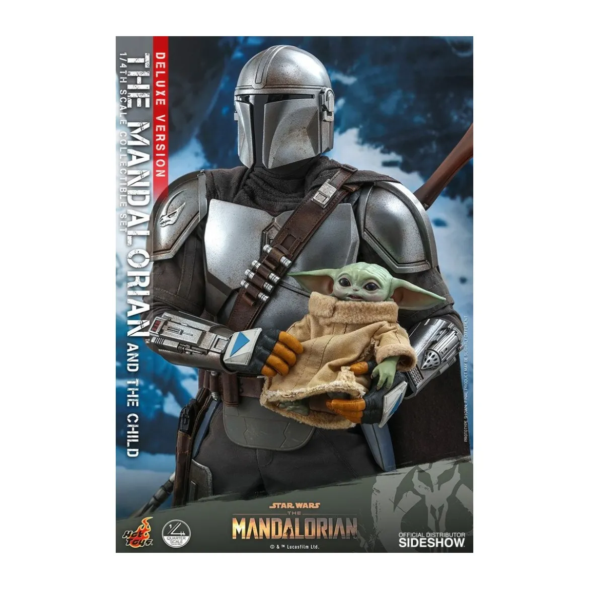 Hot Toys Star Wars - The Mandalorian and the Child Deluxe 1/4