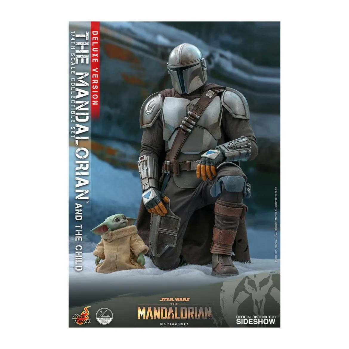 Hot Toys Star Wars - The Mandalorian and the Child Deluxe 1/4