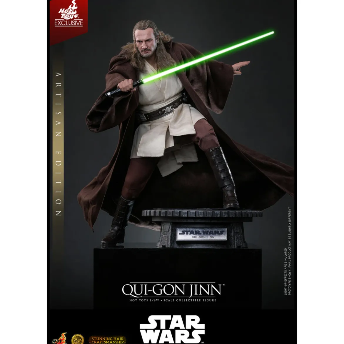 Hot Toys Star Wars The Phantom Menace - Qui-Gon Jinn (Artisan Edition) 1/6 MMS881 - Hot Toys Exclusive