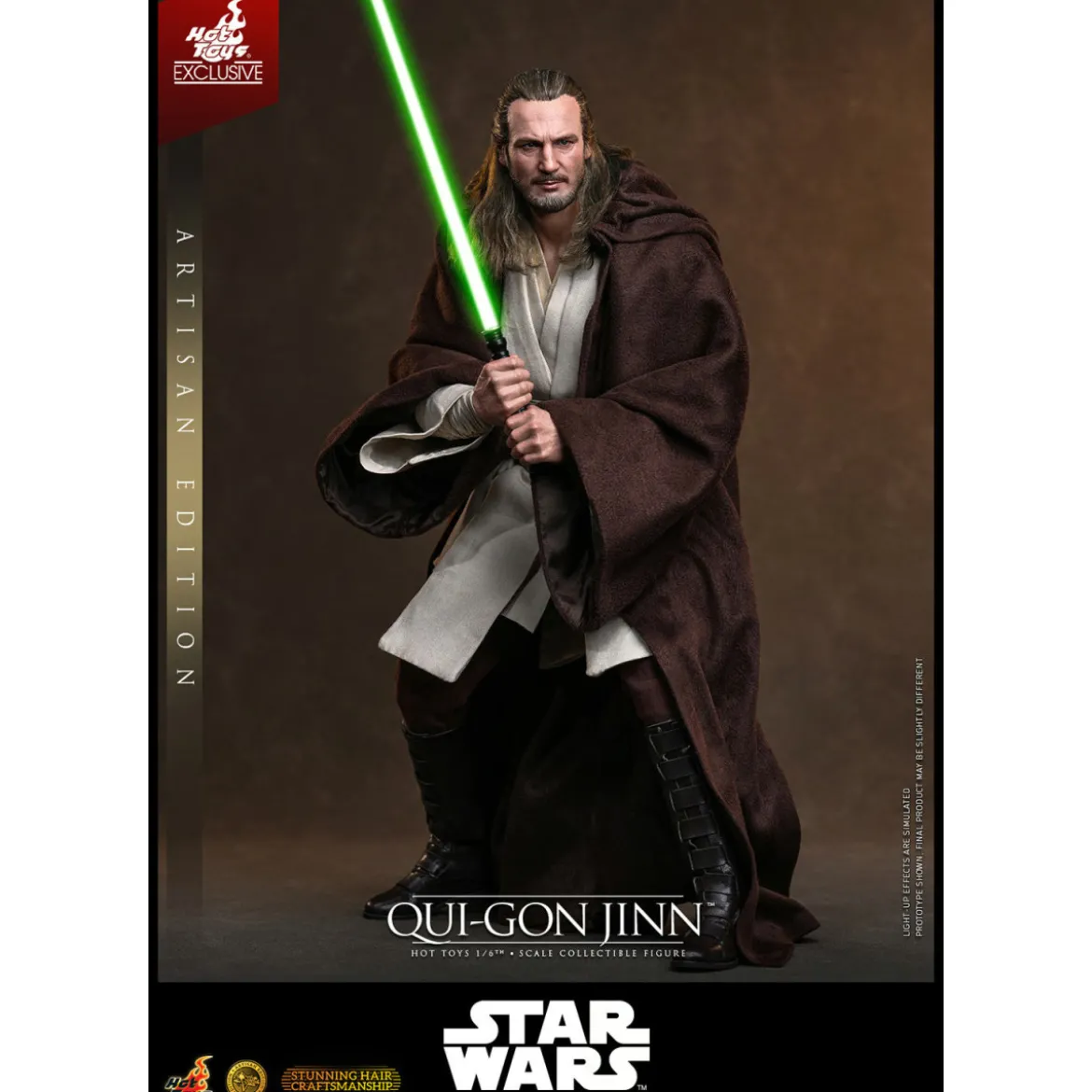 Hot Toys Star Wars The Phantom Menace - Qui-Gon Jinn (Artisan Edition) 1/6 MMS881 - Hot Toys Exclusive