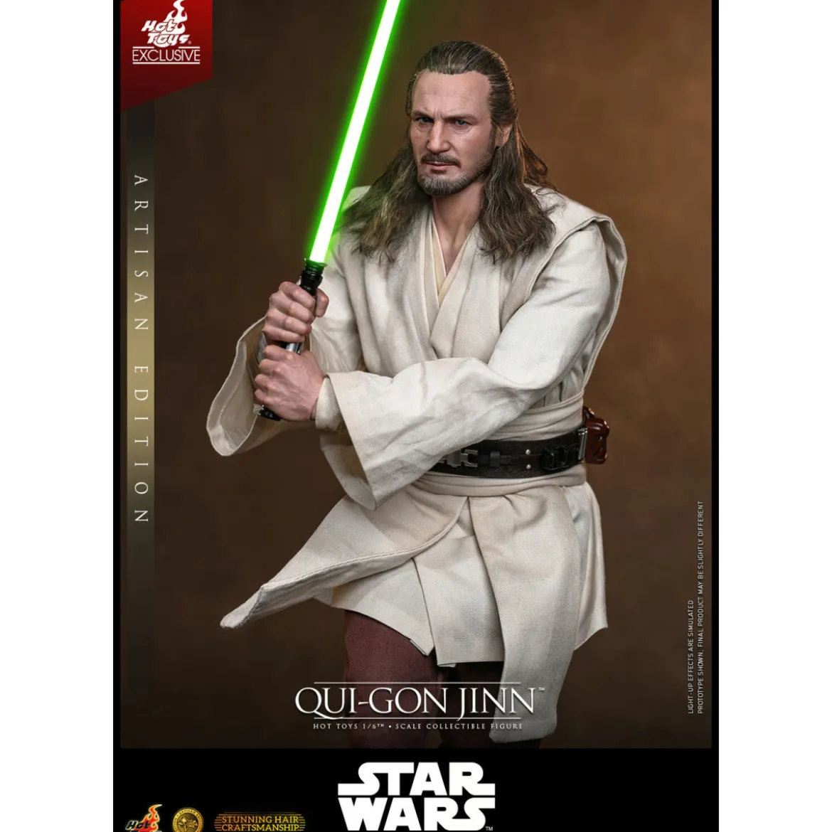 Hot Toys Star Wars The Phantom Menace - Qui-Gon Jinn (Artisan Edition) 1/6 MMS881 - Hot Toys Exclusive