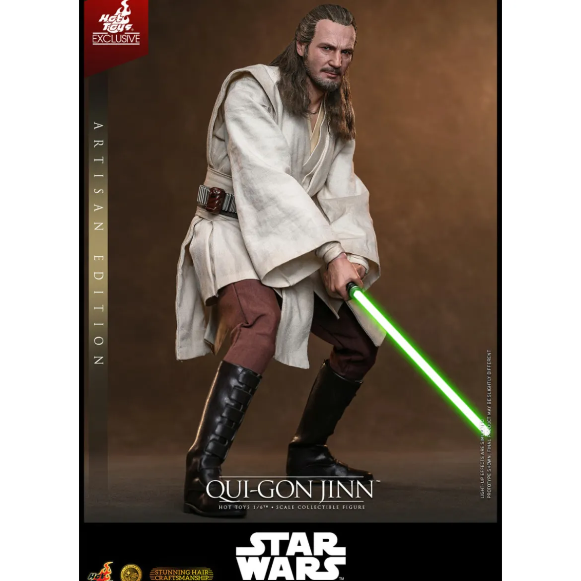 Hot Toys Star Wars The Phantom Menace - Qui-Gon Jinn (Artisan Edition) 1/6 MMS881 - Hot Toys Exclusive