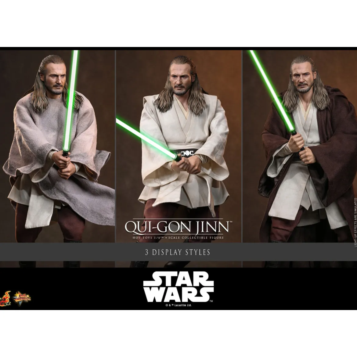 Hot Toys Star Wars The Phantom Menace - Qui-Gon Jinn 1/6 MMS880