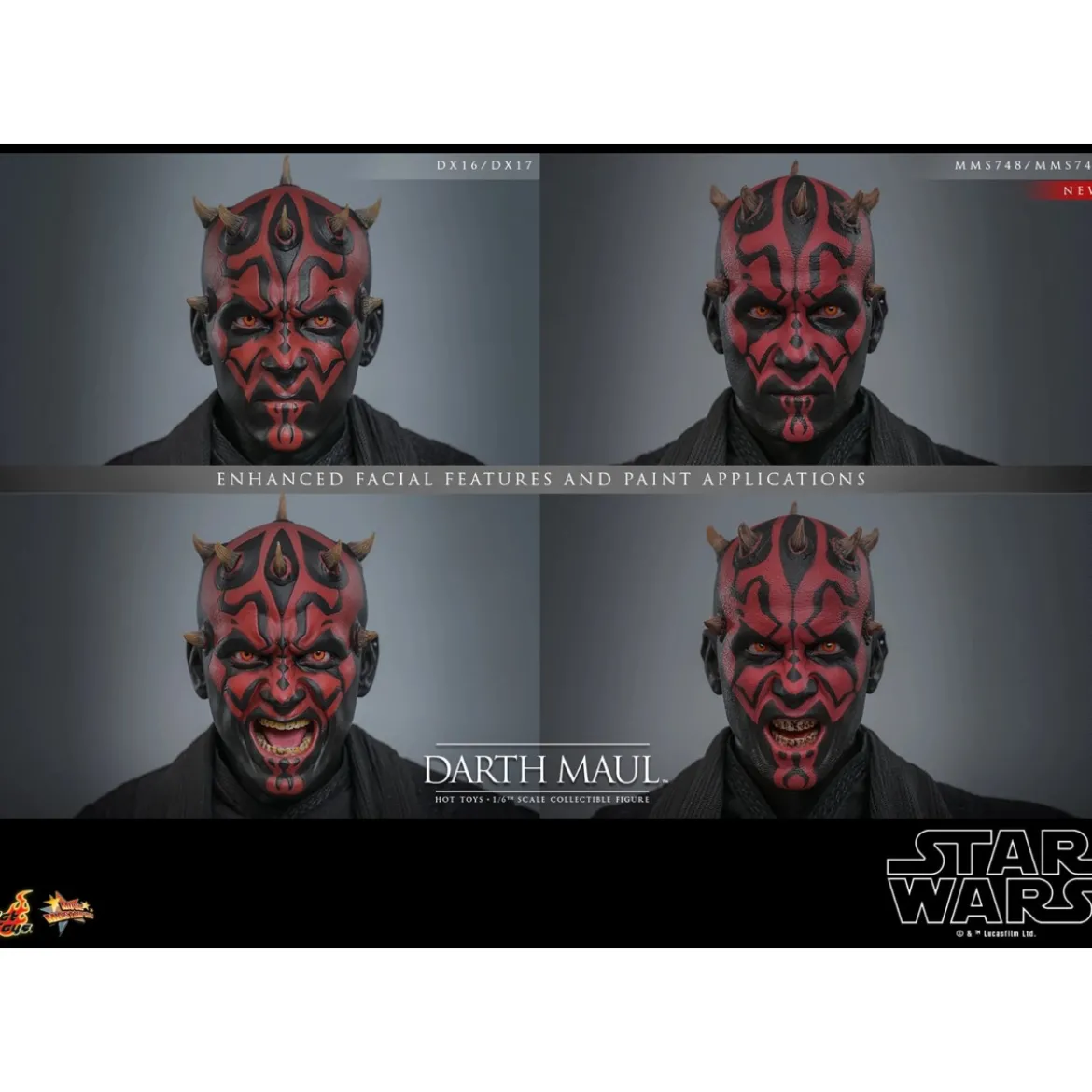 Hot Toys Star Wars The Phantom Menace - Darth Maul 2.0 Collector Edition MMS 1/6