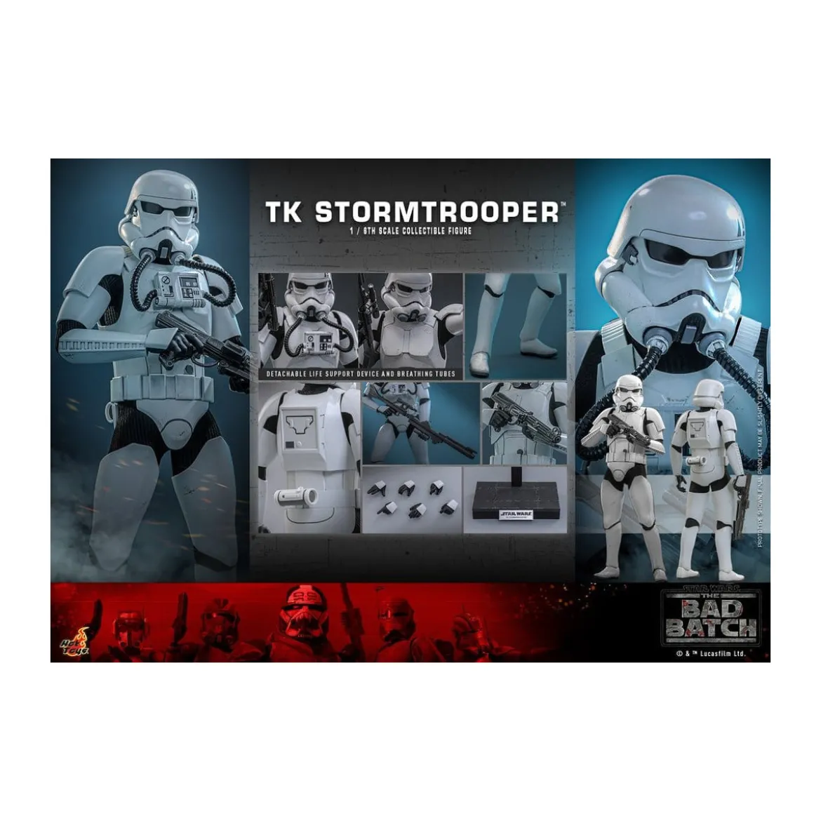 Hot Toys Star Wars - TK STORMTROOPER - The Bad Batch 1/6 TMS175