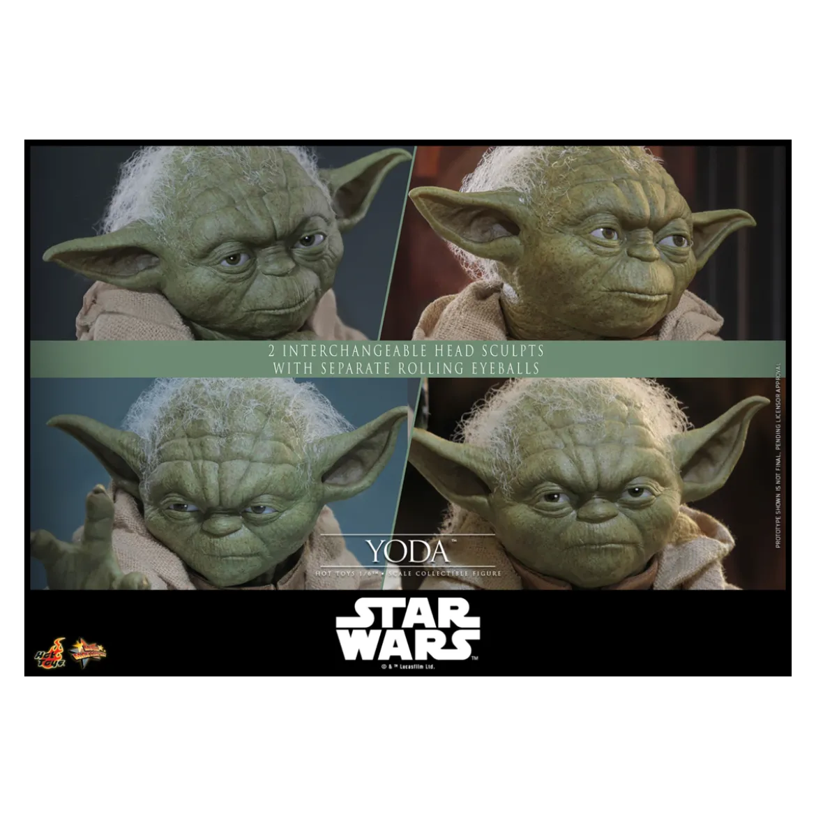 Hot Toys Star Wars - YODA 1/6 MMS878 - Episode III: Revenge of the Sith