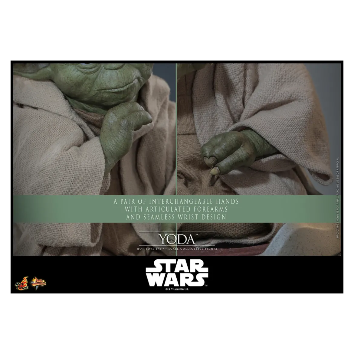 Hot Toys Star Wars - YODA 1/6 MMS878 - Episode III: Revenge of the Sith