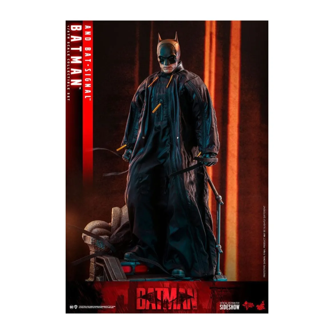 Hot toys - THE BATMAN AND BAT-SIGNAL Movie Masterpiece 1/6