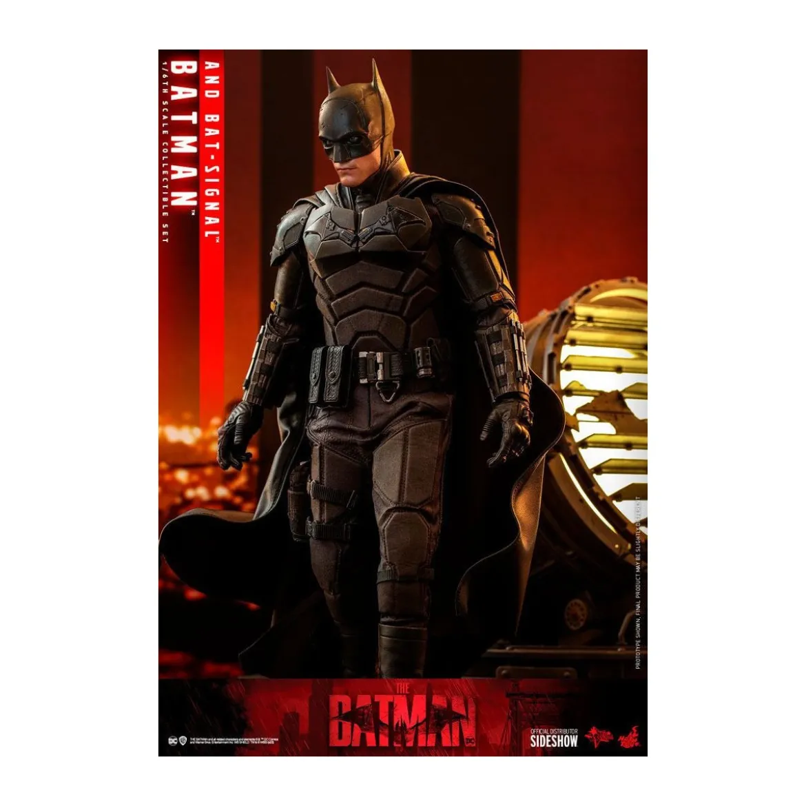 Hot toys - THE BATMAN AND BAT-SIGNAL Movie Masterpiece 1/6