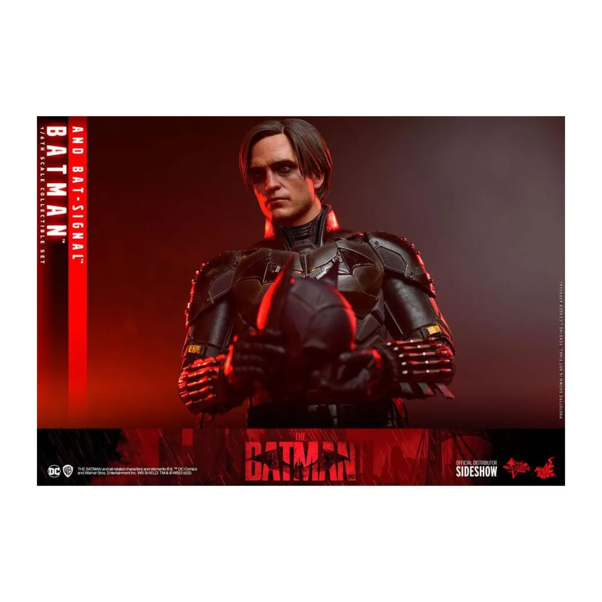 Hot toys - THE BATMAN AND BAT-SIGNAL Movie Masterpiece 1/6