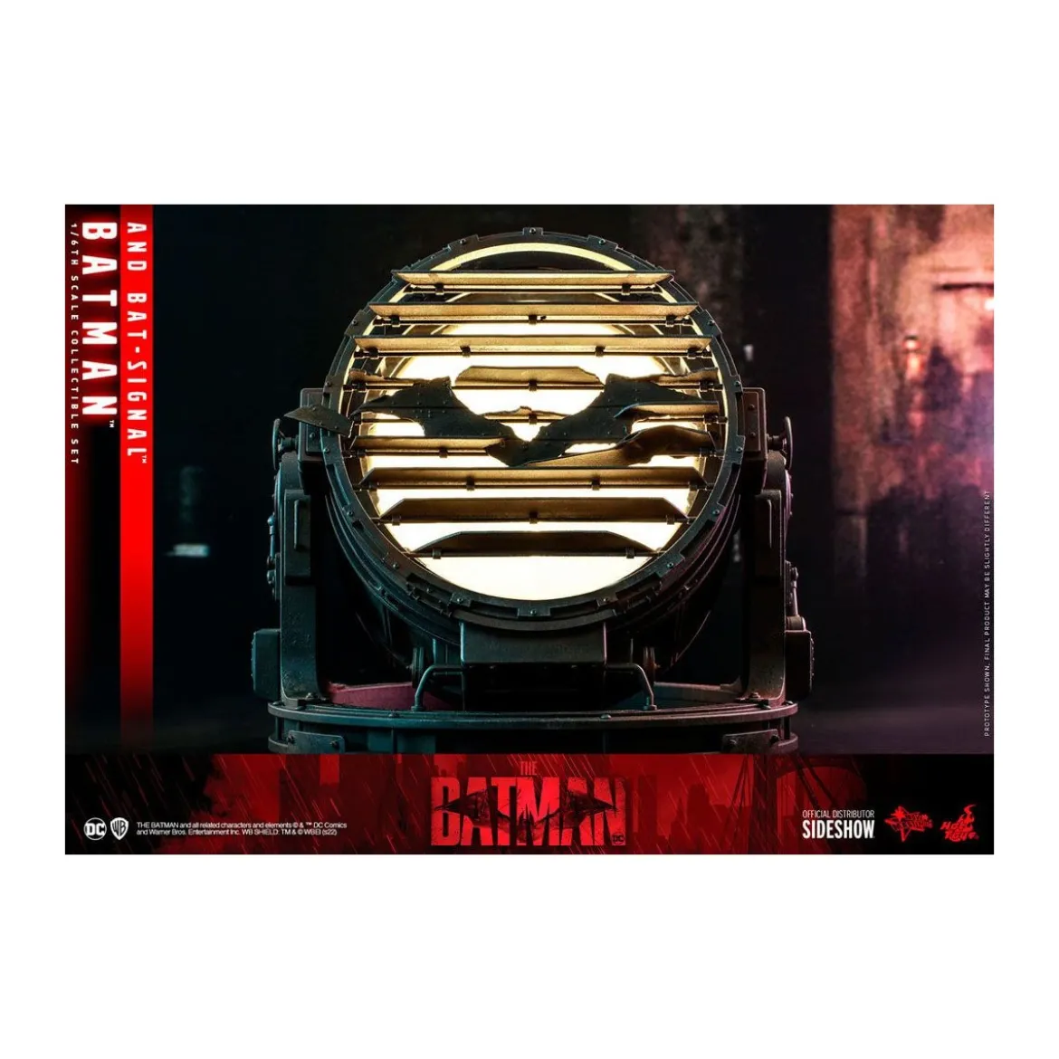 Hot toys - THE BATMAN AND BAT-SIGNAL Movie Masterpiece 1/6