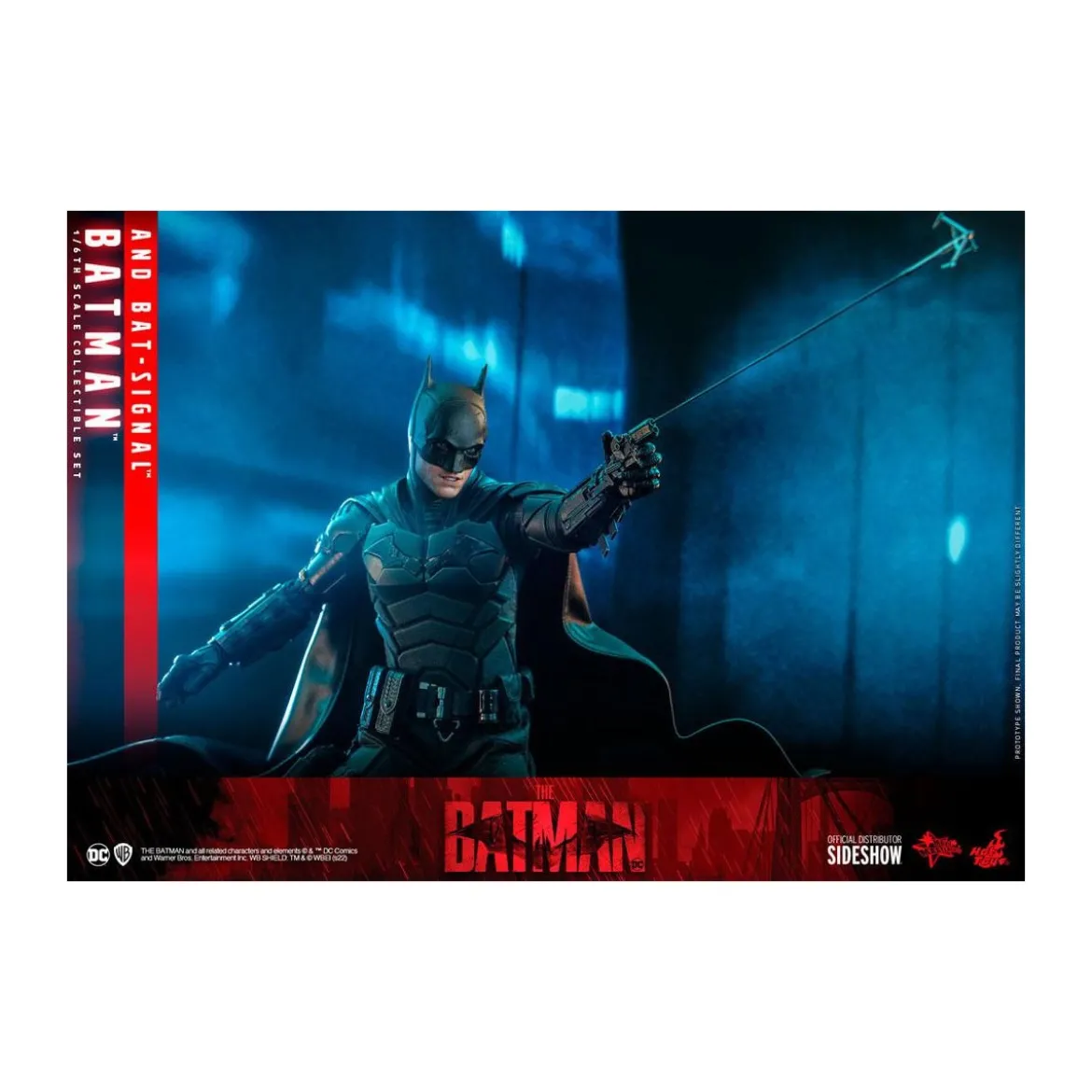 Hot toys - THE BATMAN AND BAT-SIGNAL Movie Masterpiece 1/6