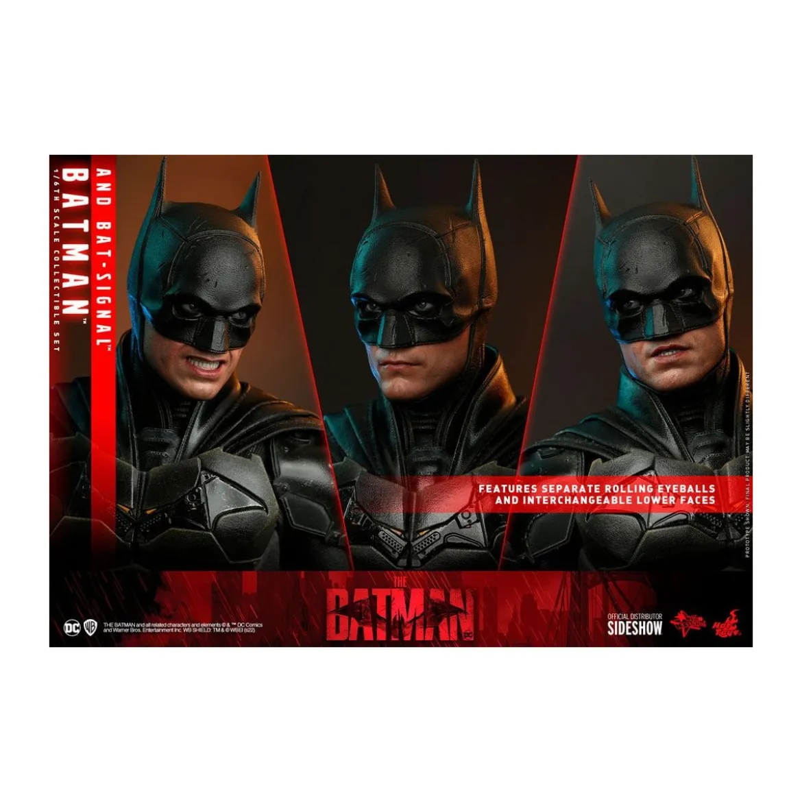 Hot toys - THE BATMAN AND BAT-SIGNAL Movie Masterpiece 1/6